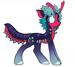 Size: 1401x1267 | Tagged: safe, artist:draw3, oc, oc only, bug pony, insect, pony, solo