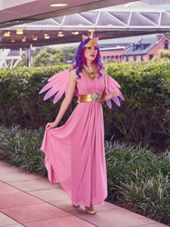 Size: 1028x1365 | Tagged: safe, artist:xen photography, princess cadance, human, bronycon, bronycon 2015, g4, clothes, cosplay, costume, cropped, irl, irl human, photo