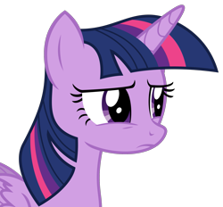 Size: 2181x2022 | Tagged: safe, artist:sketchmcreations, twilight sparkle, alicorn, pony, g4, what about discord?, concerned, female, frown, high res, mare, simple background, solo, transparent background, twilight sparkle (alicorn), vector