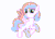 Size: 770x560 | Tagged: safe, artist:darkgloones, artist:ladylullabystar, oc, oc only, oc:lullaby star, alicorn, pony, alicorn oc, animated, cute, eyes closed, female, flapping wings, gif, happy, horn, looking at you, mare, ocbetes, show accurate, simple background, smiling, smiling at you, solo, spread wings, white background, wings