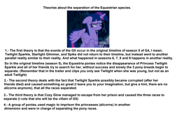 Size: 3448x2236 | Tagged: safe, edit, edited screencap, screencap, twilight sparkle, alicorn, pony, g4, g5, my little pony: a new generation, season 5, the cutie re-mark, spoiler:g5, cropped, female, high res, solo, text, theory, twilight sparkle (alicorn), wall of text, what if, writing