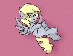 Size: 2921x2265 | Tagged: safe, artist:background basset, derpy hooves, pegasus, pony, g4, cute, flying, high res, simple background, solo, spread wings, wings