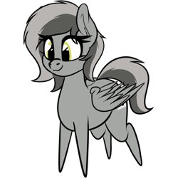 Size: 742x742 | Tagged: safe, artist:seafooddinner, oc, oc only, oc:graeyscale, pony, chibi, simple background, solo, transparent background