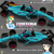 Size: 4096x4096 | Tagged: safe, octavia melody, rainbow dash, human, fanfic:equestria motorsports, equestria girls, g4, car, fanfic, ferrari, formula 1, forza motorsport 7, human coloration, livery, looking at you, motorsport, racecar, racing suit, smiling, smirk, teammates