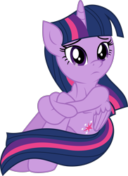Size: 3218x4414 | Tagged: safe, artist:php178, derpibooru exclusive, twilight sparkle, alicorn, semi-anthro, equestria girls, g4, my little pony equestria girls, .svg available, anatomically incorrect, arm hooves, concerned, cute, cute face, equestria girls ponified, eyebrows, female, folded wings, hooves, horn, hugging leg, human shoulders, incorrect leg anatomy, inkscape, legs, looking at something, mare, neck line, ponified, shoulders, simple background, solo, svg, tail, transparent background, twiabetes, twilight sparkle (alicorn), vector, wings, worried