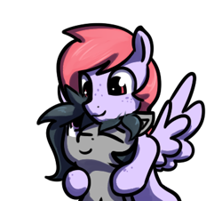 Size: 374x338 | Tagged: safe, artist:neuro, oc, oc only, pegasus, pony, simple background, transparent background