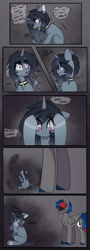 Size: 737x2048 | Tagged: safe, artist:cloud-fly, artist:remonysteffanie, oc, oc only, pegasus, pony, unicorn, collaboration, comic, commission, ych result
