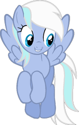 Size: 459x722 | Tagged: safe, artist:pegasski, oc, oc only, oc:silver cyclone, pegasus, pony, g4, female, mare, simple background, solo, transparent background