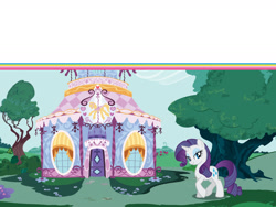 Size: 1600x1200 | Tagged: safe, rarity, pony, unicorn, g4, my little pony: welcome to ponyville, official, book, carousel boutique, female, mare, solo
