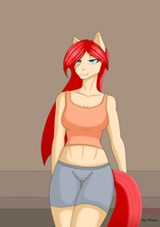 Size: 3307x4677 | Tagged: safe, artist:sforcetheartist, oc, oc only, earth pony, anthro, female, solo