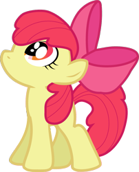 Size: 857x1062 | Tagged: safe, artist:creshosk, apple bloom, earth pony, pony, g4, female, filly, looking up, solo