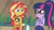 Size: 3410x1920 | Tagged: safe, screencap, sci-twi, sunset shimmer, twilight sparkle, equestria girls, g4, my little pony equestria girls: better together, unsolved selfie mysteries, armpits, bare shoulders, belly button, clothes, crossed arms, female, geode of empathy, geode of telekinesis, glasses, high res, jewelry, magical geodes, necklace, one-piece swimsuit, open mouth, ponytail, sarong, sci-twi swimsuit, sleeveless, sunset shimmer's beach shorts swimsuit, swimsuit