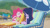 Size: 3410x1920 | Tagged: safe, screencap, pinkie pie, sci-twi, twilight sparkle, equestria girls, friendship math, g4, my little pony equestria girls: better together, bare shoulders, bareback, beach, beach chair, book, chair, clothes, female, geode of sugar bombs, glasses, high res, jewelry, magazine, magazine cover, magical geodes, necklace, one-piece swimsuit, pinkie pie swimsuit, ponytail, sci-twi swimsuit, sleeveless, smiling, swimsuit, umbrella