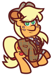 Size: 1832x2632 | Tagged: safe, artist:threetwotwo32232, applejack, earth pony, pony, g4, simple background, solo, transparent background