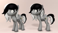 Size: 1920x1080 | Tagged: safe, artist:whiteskypony, oc, oc only, oc:sound shock, pegasus, pony, 3d, male, solo, stallion