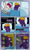 Size: 1920x3169 | Tagged: safe, artist:alexdti, oc, oc only, oc:purple creativity, oc:star logic, pegasus, pony, unicorn, comic:quest for friendship, bed, blanket, comic, crying, dialogue, eyes closed, female, floppy ears, folded wings, glasses, gritted teeth, horn, lying down, male, nightmare, nose in the air, on back, on bed, onomatopoeia, open mouth, panting, pegasus oc, pillow, speech bubble, stallion, twilight's castle, underhoof, unicorn oc, wings