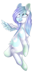 Size: 1846x3677 | Tagged: safe, alternate version, artist:fantisai, oc, oc only, pegasus, pony, colored wings, flying, looking back, pegasus oc, simple background, solo, transparent background, two toned wings, wings