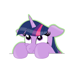 Size: 999x1004 | Tagged: safe, artist:eels, twilight sparkle, pony, g4, cute, floppy ears, simple background, solo, twiabetes, white background
