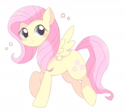 Size: 1961x1766 | Tagged: safe, artist:ginmaruxx, fluttershy, pegasus, pony, g4, blushing, cute, female, looking at you, mare, shyabetes, simple background, smiling, solo, spread wings, wings