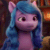 Size: 800x800 | Tagged: safe, screencap, izzy moonbow, pony, unicorn, g5, my little pony: a new generation, spoiler:my little pony: a new generation, 3d, animated, female, floppy ears, i watch it for the ears, mare, solo