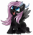 Size: 3735x3896 | Tagged: safe, artist:sorasku, oc, oc only, oc:deerie, pegasus, pony, female, high res, horns, mare, open mouth, open smile, simple background, smiling, solo, transparent background, unshorn fetlocks
