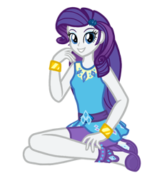 Size: 750x800 | Tagged: safe, artist:wavebreeze234, rarity, equestria girls, g4, clothes, female, rarity peplum dress, simple background, solo, transparent background
