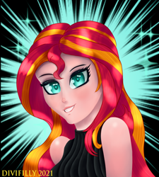 Size: 2704x3000 | Tagged: safe, artist:divifilly, sunset shimmer, human, equestria girls, g4, high res, solo