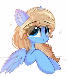Size: 1791x2039 | Tagged: safe, artist:janelearts, oc, oc only, pegasus, pony, ear fluff, heart eyes, looking at you, pegasus oc, solo, tongue out, wingding eyes