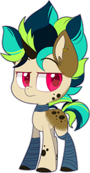 Size: 1156x2226 | Tagged: safe, artist:jetjetj, oc, oc only, oc:krystal, earth pony, pony, chibi, female, mare, simple background, solo, transparent background