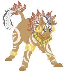 Size: 548x596 | Tagged: safe, artist:dr4m4-qu33n, oc, oc only, pony, zebra, colored hooves, ear piercing, earring, jewelry, leonine tail, piercing, simple background, solo, tail, transparent background, zebra oc