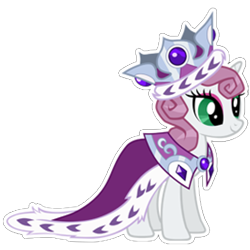 Size: 274x274 | Tagged: safe, gameloft, princess platinum, pony, unicorn, g4, crown, female, jewelry, regalia, simple background, solo, transparent background