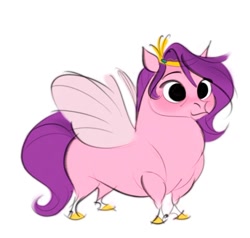 Size: 908x865 | Tagged: safe, artist:velyashik, pipp petals, pony, g5, adorapipp, chubby, cute, pipp is chubby, solo