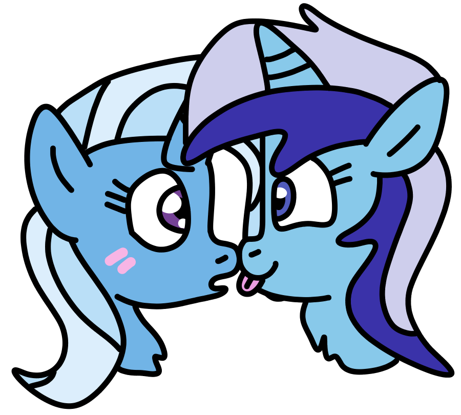 Safe Artist Jadeharmony Minuette Trixie Pony Unicorn