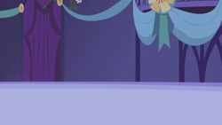 Size: 1280x720 | Tagged: safe, screencap, friendship is magic, g4, season 1, background, liminal space, night, no pony, ponyville town hall, scenic ponyville, window
