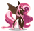 Size: 4000x3616 | Tagged: safe, artist:orin331, gameloft, part of a set, fluttershy, bat pony, pegasus, pony, g4, alternate hairstyle, bat ponified, evil, evil smile, eyelashes, fangs, female, flutterbat, gameloft interpretation, grin, helmet, hoof shoes, jewelry, mare, nightmare flutterbat, nightmare fluttershy, nightmarified, race swap, raised hoof, regalia, shadow, simple background, smiling, solo, transparent background