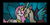 Size: 1374x682 | Tagged: safe, artist:nekurosilver, discord, princess celestia, alicorn, draconequus, pony, g4, my little pony: friendship is magic, the return of harmony, abstract background, alternate hairstyle, antlers, beard, crown, devious smile, facial hair, female, jewelry, looking at each other, male, pink-mane celestia, regalia, serious, serious face, ship:dislestia, shipping, staring at each other, straight, wings