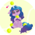 Size: 1000x1000 | Tagged: safe, artist:galioncyapon, izzy moonbow, pony, unicorn, g5, ball, cute, female, floating heart, heart, horn, hornball, izzy's tennis ball, izzybetes, looking at you, solo, tennis ball, that pony sure does love tennis balls