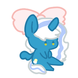 Size: 588x589 | Tagged: safe, artist:desudesuadopts, oc, oc:fleurbelle, alicorn, pony, adorabelle, alicorn oc, bow, chibi, cute, female, hair bow, horn, mare, ocbetes, simple background, solo, transparent background, wings