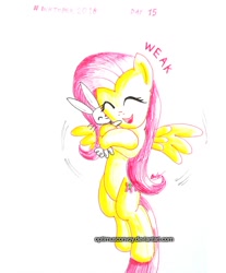 Size: 750x907 | Tagged: safe, artist:optimusconvoy, angel bunny, fluttershy, pegasus, pony, rabbit, g4, animal, eyes closed, female, hug, male, simple background, white background