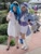 Size: 960x1280 | Tagged: safe, artist:lochlan o'neil, artist:mieucosplay, trixie, oc, oc:milky way, human, bronycon, bronycon 2014, g4, boots, clothes, cosplay, costume, duo, high heel boots, irl, irl human, photo, shoes