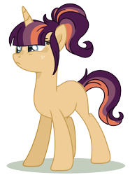 Size: 1096x1472 | Tagged: safe, artist:princess-kitsune-tsu, oc, oc only, pony, unicorn, base used, female, magical lesbian spawn, mare, offspring, parent:sunset shimmer, parent:twilight sparkle, parents:sunsetsparkle, simple background, solo, transparent background