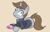 Size: 1100x700 | Tagged: safe, artist:icey, oc, oc only, oc:littlepip, pony, unicorn, fallout equestria, clothes, derp, drug use, female, good trip, horn, jumpsuit, lying down, mare, mint-als, on side, party time mintals, pipbuck, scrunchy face, simple background, solo, tail, unicorn oc, vault suit
