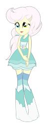 Size: 1030x2605 | Tagged: safe, artist:galaxyswirlsyt, oc, oc only, oc:destiny, equestria girls, g4, base used, clothes, clothes swap, heterochromia, offspring, parent:discord, parent:fluttershy, parents:discoshy, simple background, solo, transparent background