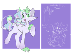 Size: 1024x754 | Tagged: safe, artist:quillwithnochill, oc, oc only, dracony, hybrid, claws, horns, interspecies offspring, offspring, parent:rarity, parent:spike, parents:sparity, slit pupils, solo