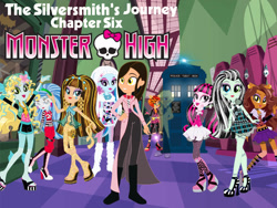 Size: 1280x960 | Tagged: safe, artist:cookiechans2, artist:machakar52, artist:vanossfan10, oc, oc:the silversmith, undead, vampire, werewolf, zombie, equestria girls, g4, abby bominable, base used, clawdeen wolf, cleo de nile, crossover, doctor who, draculaura, equestria girls-ified, frankenstein, frankie stein, ghoulia yelps, lagoona blue, monster, monster high, mummy, sea creature, sea monster, snow monster, sonic screwdriver, tardis, time lady, timelord, toralei stripe, werecat
