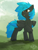 Size: 1552x2040 | Tagged: safe, artist:beardie, oc, oc only, oc:zoran, pegasus, pony, cute, ear fluff, field, grass