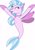 Size: 5000x7045 | Tagged: safe, artist:pilot231, silverstream, seapony (g4), g4, absurd resolution, arms in the air, belly button, cheering, cute, diastreamies, eyes closed, female, happy, jewelry, necklace, open mouth, open smile, pearl necklace, seapony silverstream, simple background, smiling, solo, vector, white background