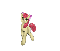 Size: 700x600 | Tagged: safe, artist:yamatojay, apple bloom, earth pony, pony, g4, female, filly, simple background, solo, transparent background