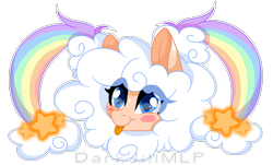Size: 3140x1895 | Tagged: safe, artist:darkjillmlp123, oc, oc only, oc:star puff, pony, female, mare, simple background, solo, tongue out, transparent background