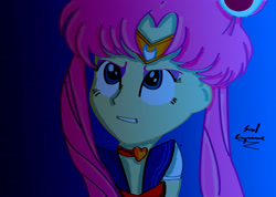 Size: 2480x1766 | Tagged: safe, artist:dashdeviant, fluttershy, equestria girls, g4, alternate hairstyle, choker, chokershy, female, gritted teeth, looking at something, meme, sailor moon, sailor moon (series), sailor moon redraw meme, solo, tsukino usagi